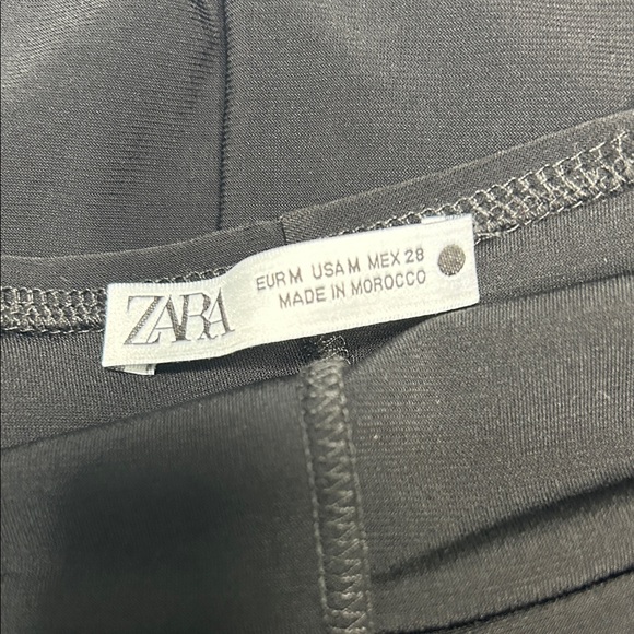 Zara Black Cowl Neck Midi Dress with Double Straps - Picture 7 of 7